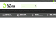 Tablet Screenshot of bulkpowders.co.uk